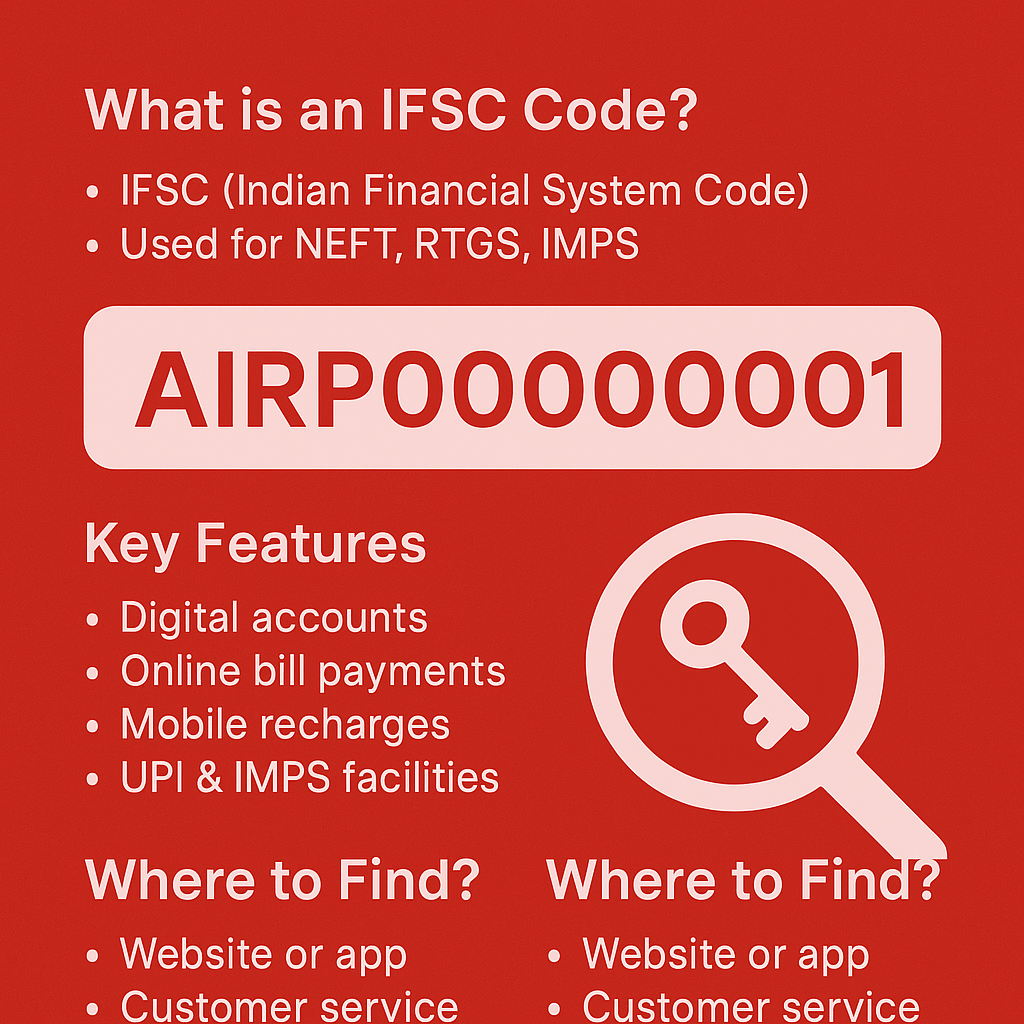 airtel payment bank ifsc code