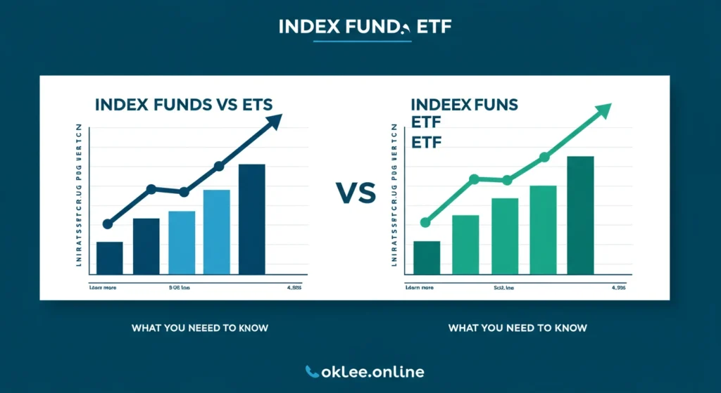 index funds, ETFs, investment comparison